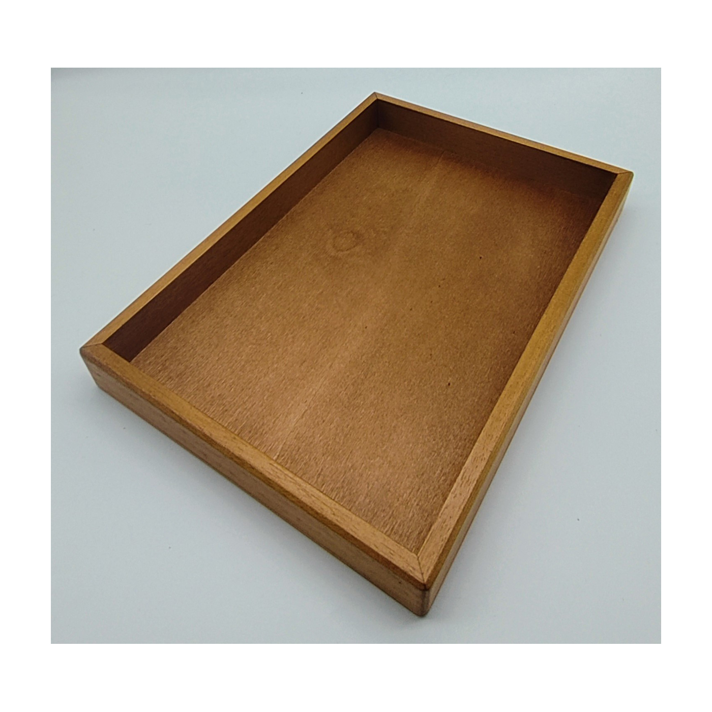 Holzkiste für Gebäckeinsatz 250g rechteckig Braun