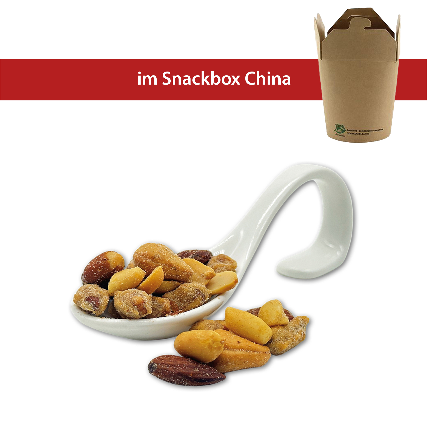 Smoke House Mix 70g
Asia Snackbox 230ml, biologisch abbaubar
48 Stück pro Karton