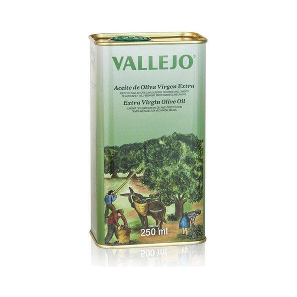 Vallejo Oliven Öl 250ml Marasca Glasflasche - 20 Flaschen pro Karton