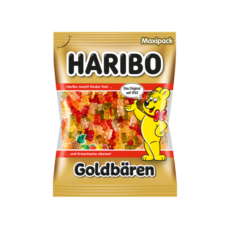 Haribo Goldbärchen 3kg
in der Papiertüte, genäht