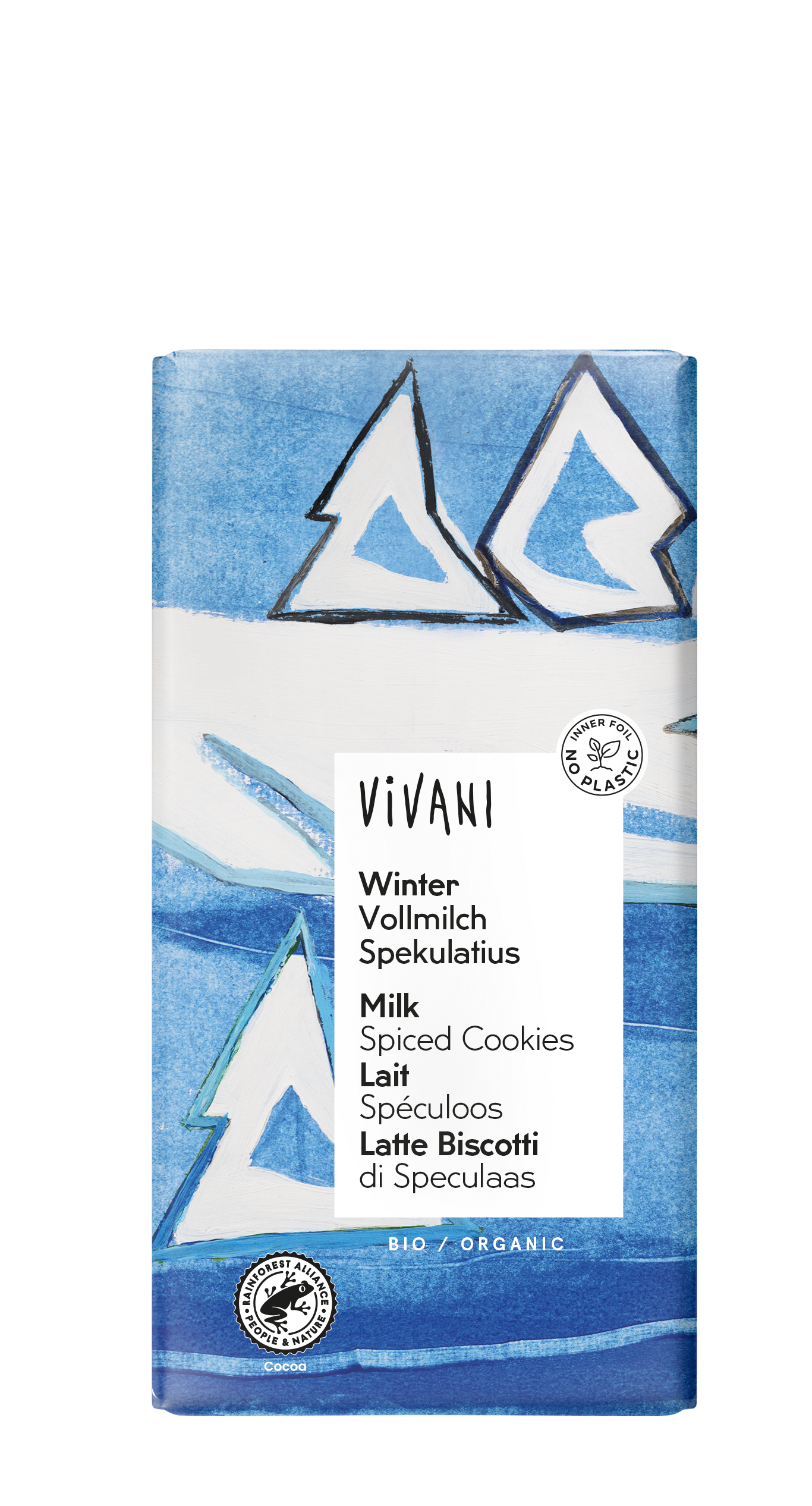 VIVANI Winter Vollmilch Spekulatius Schokoladentafel 100g
BIO
10 Stück pro Karton