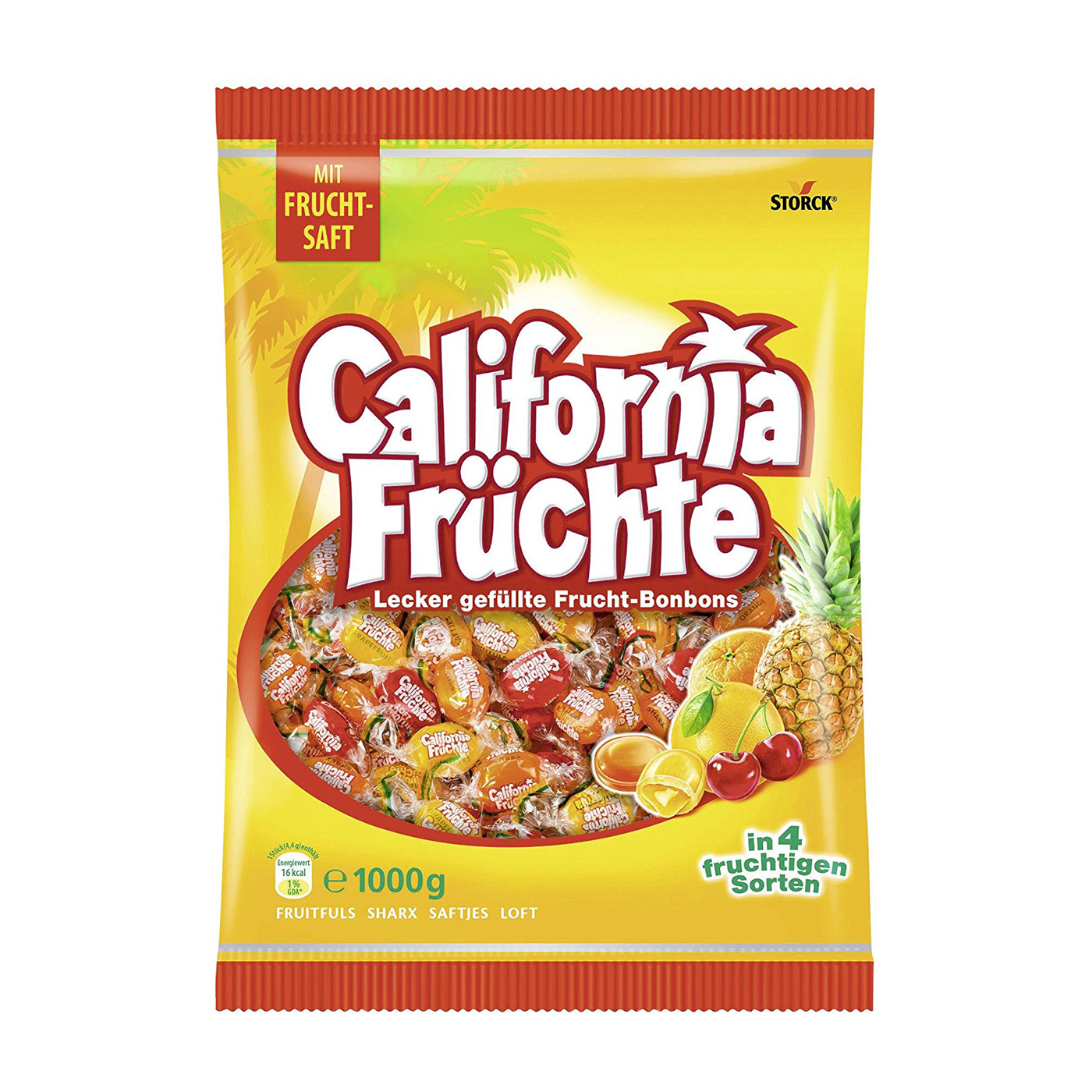 Storck California Früchte Bonbons einzeln verpackt
1,0 kg Beutel