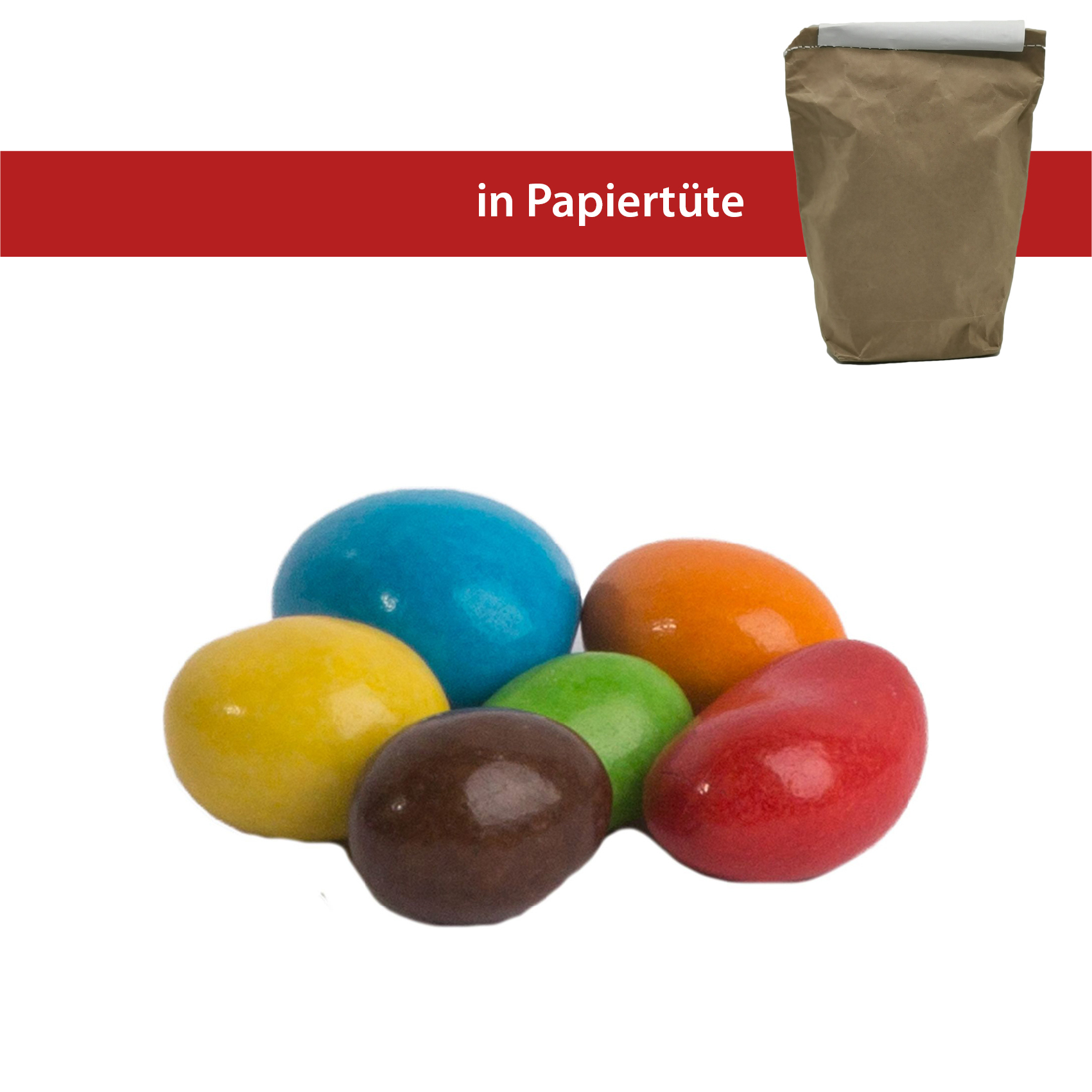 Schoko Kiddies 2,5kg
in der Papiertüte, genäht