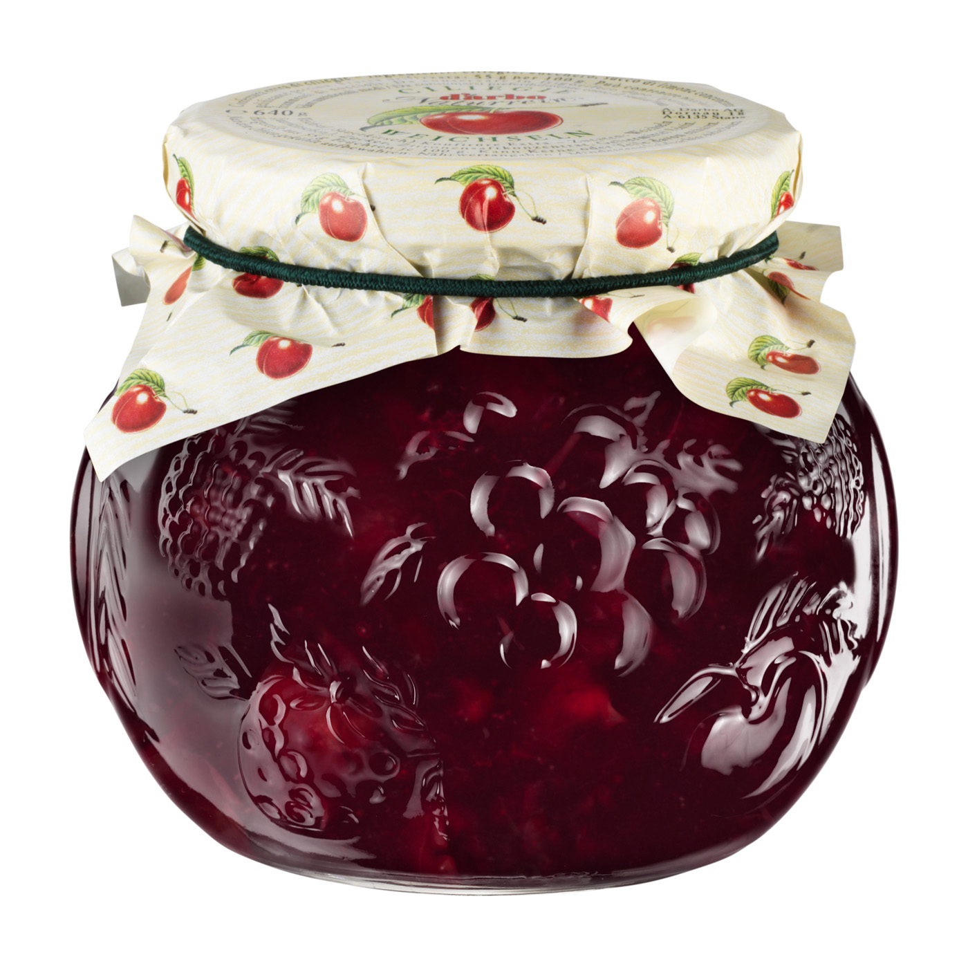 DARBO extra Kirsch Konfitüre Naturrein
640g Dekorglas