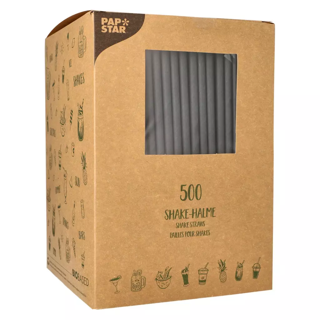 Shake-Halme Papier Ø8mm, 25cm schwarz
500 Stück pro Packung