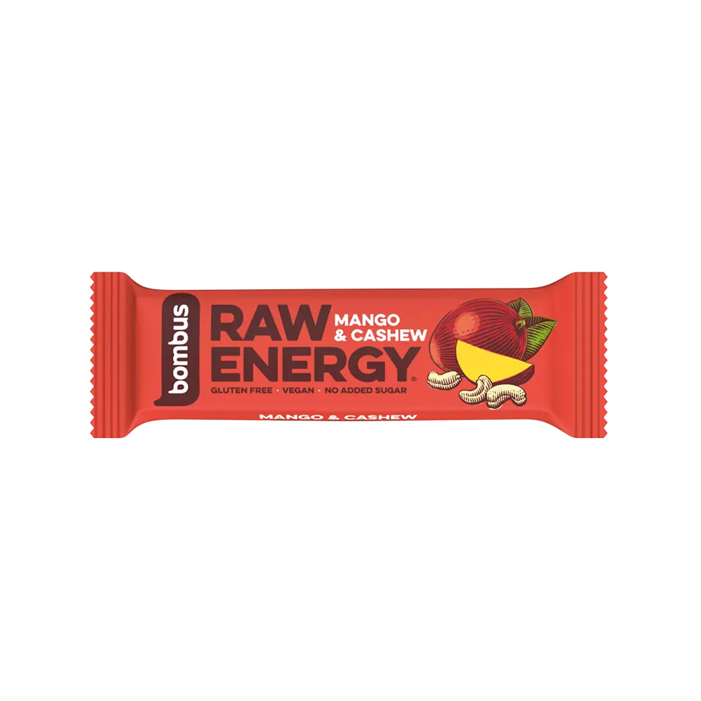 RAW ENERGY Bombus Müsliriegel vegan
Mango Cashew
20 Riegel á 50g pro Karton