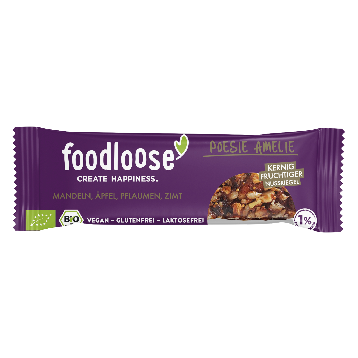 Foodloose Variety Pack Bio Nussriegel, vegan
24 Riegel  á 35g pro Karton