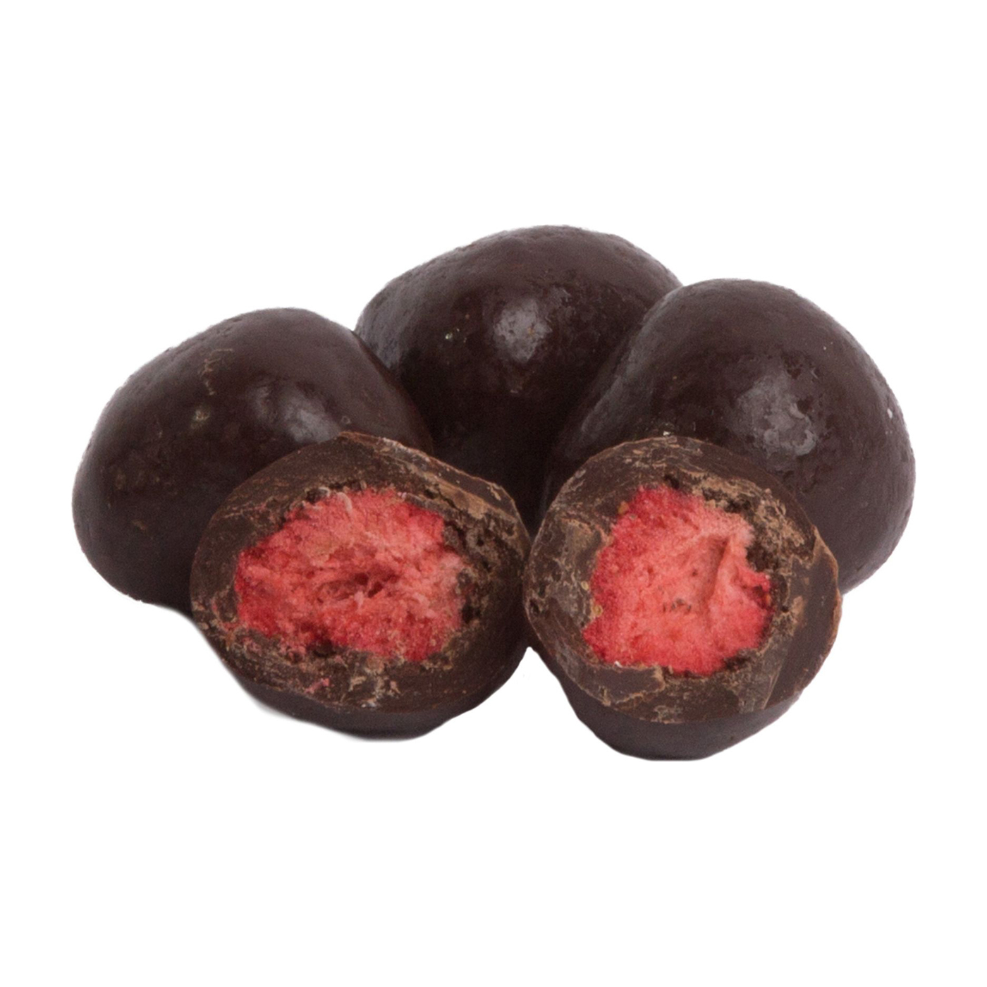 Erdbeeren gefriergetrocknet in Zartbitter-Schokolade
2,0 kg Beutel