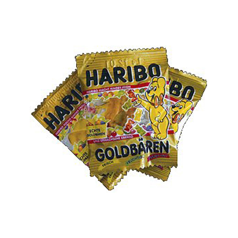 Haribo Bärchen Mini-Beutel
100 Beutel á 10g pro Dose