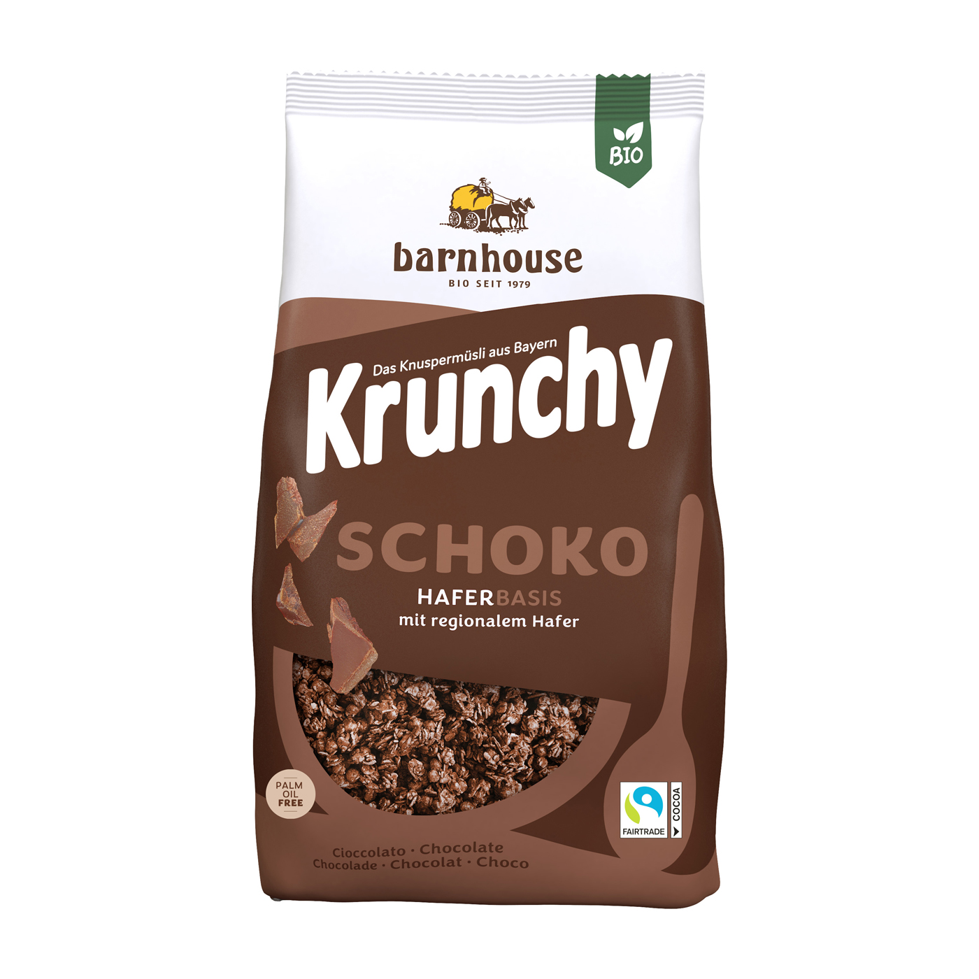 BIO Barnhouse Krunchy Schoko
1,25 kg Beutel BIO