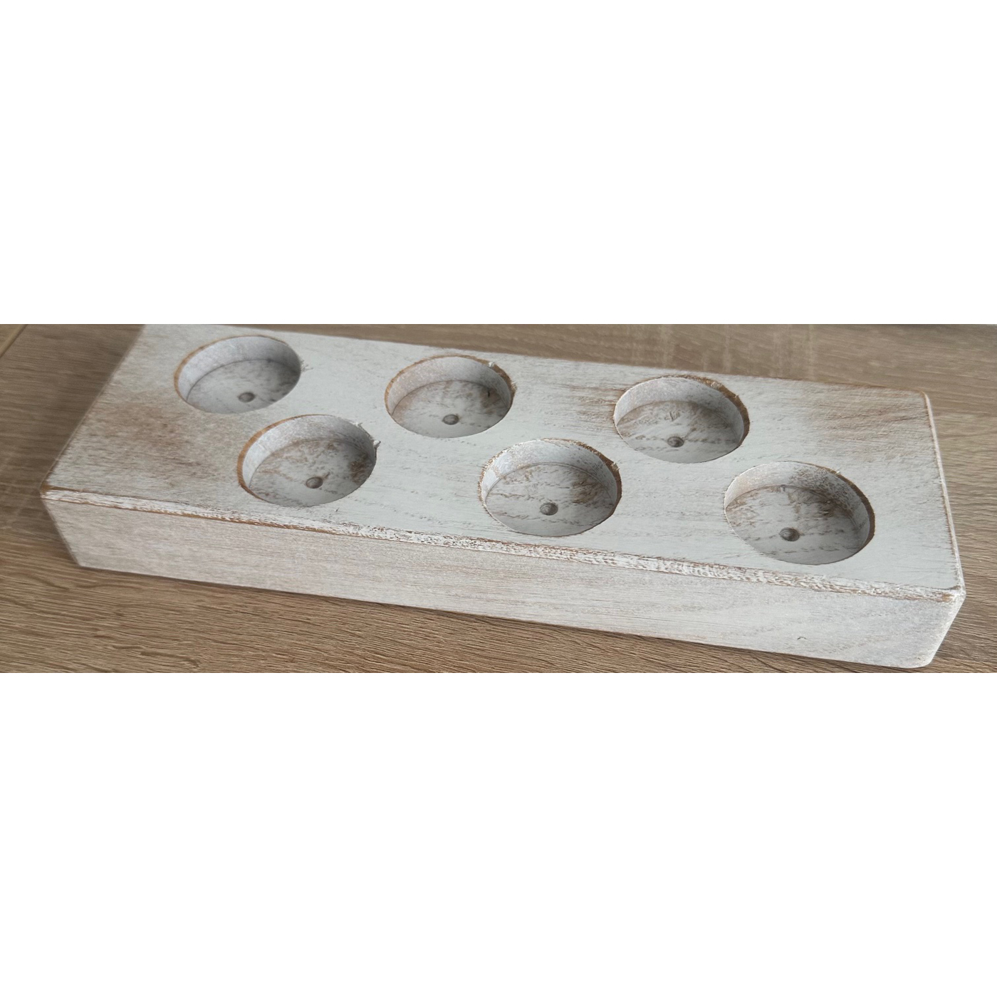 Holztableau für 6 Bergblut Shots Vintage
27,5 x 9 x 3,5cm