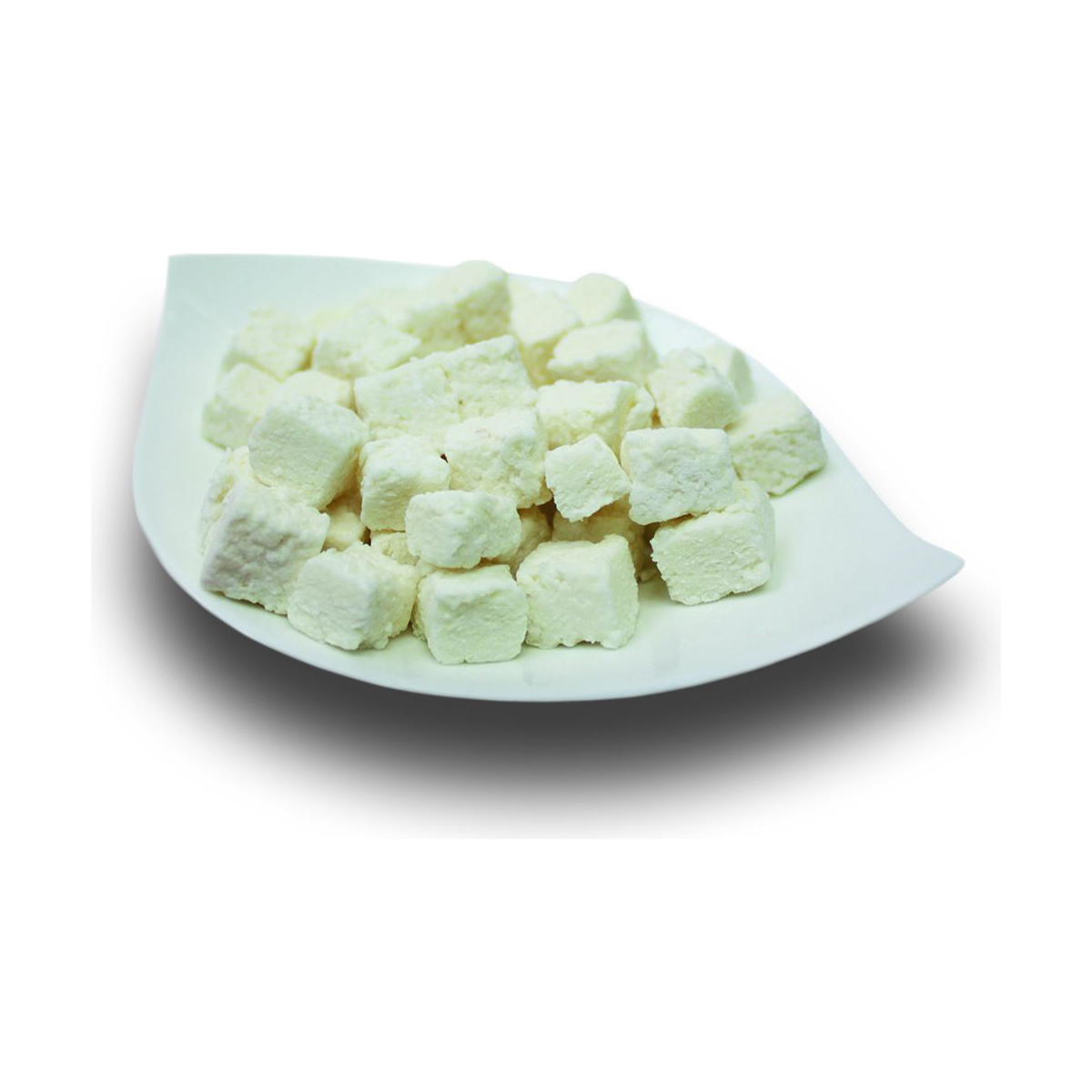Kokos gepresst in Würfeln -1 x 1cm- im 1,0 kg Beutel