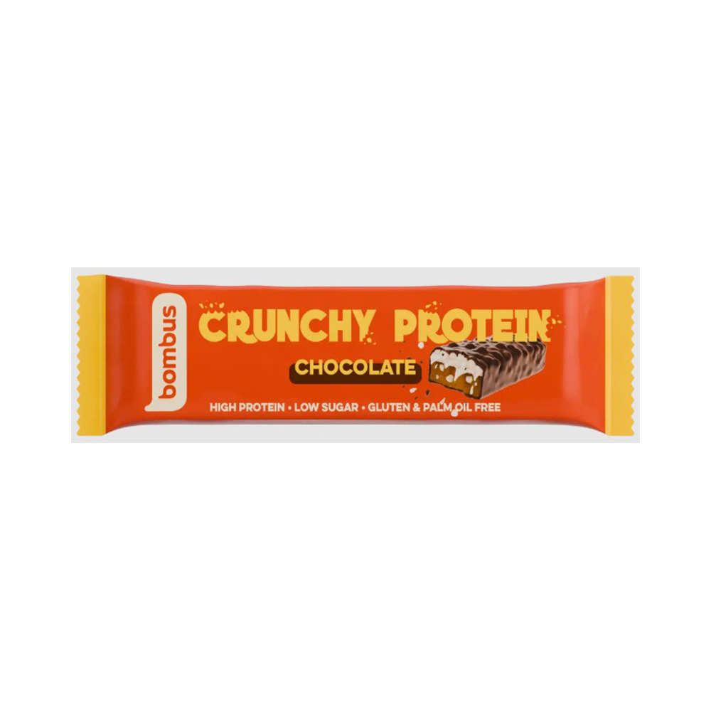 Bombus Crunchy Proteinriegel Schokolade
20 Riegel á 50g pro Karton