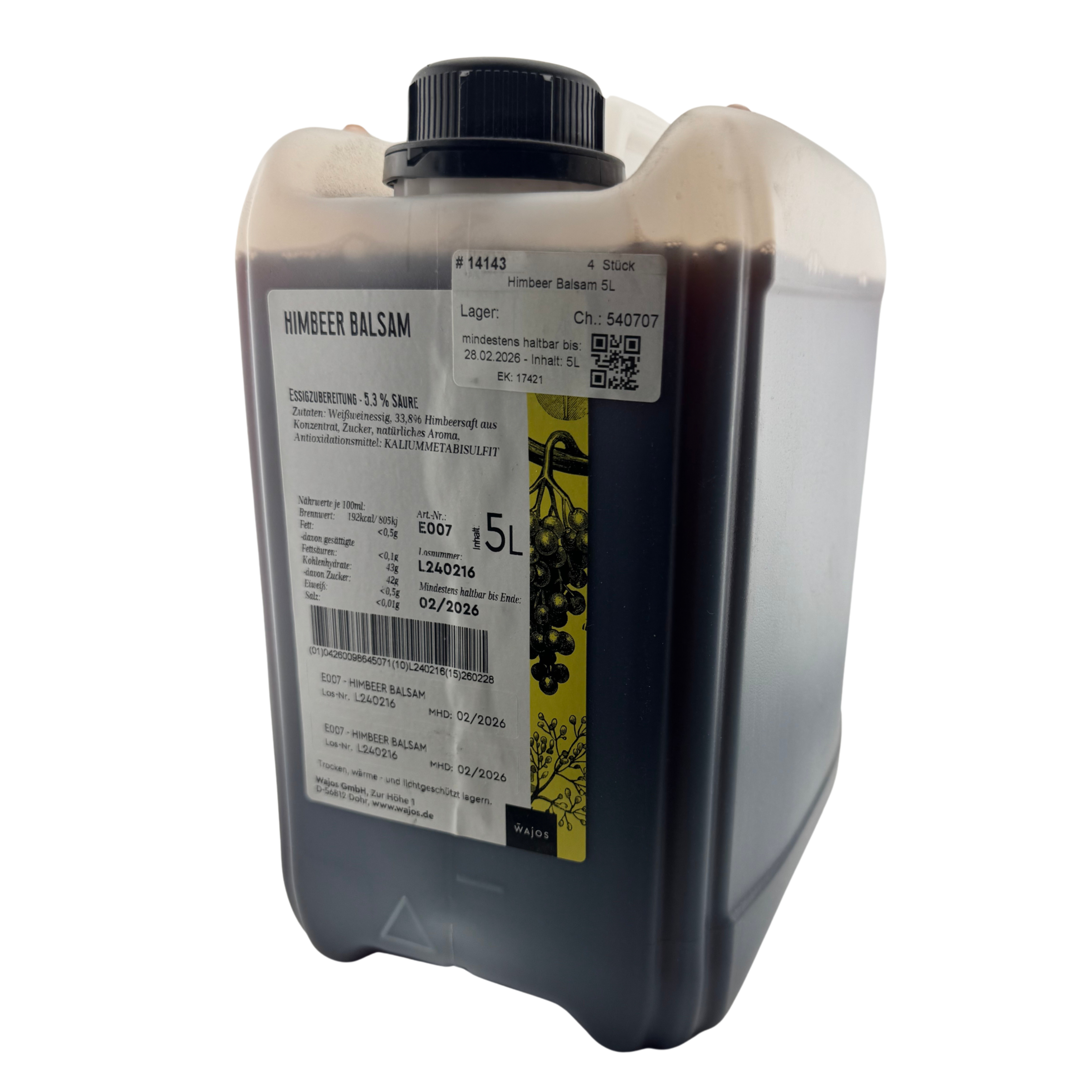 Himbeer Balsam 5L Kanister