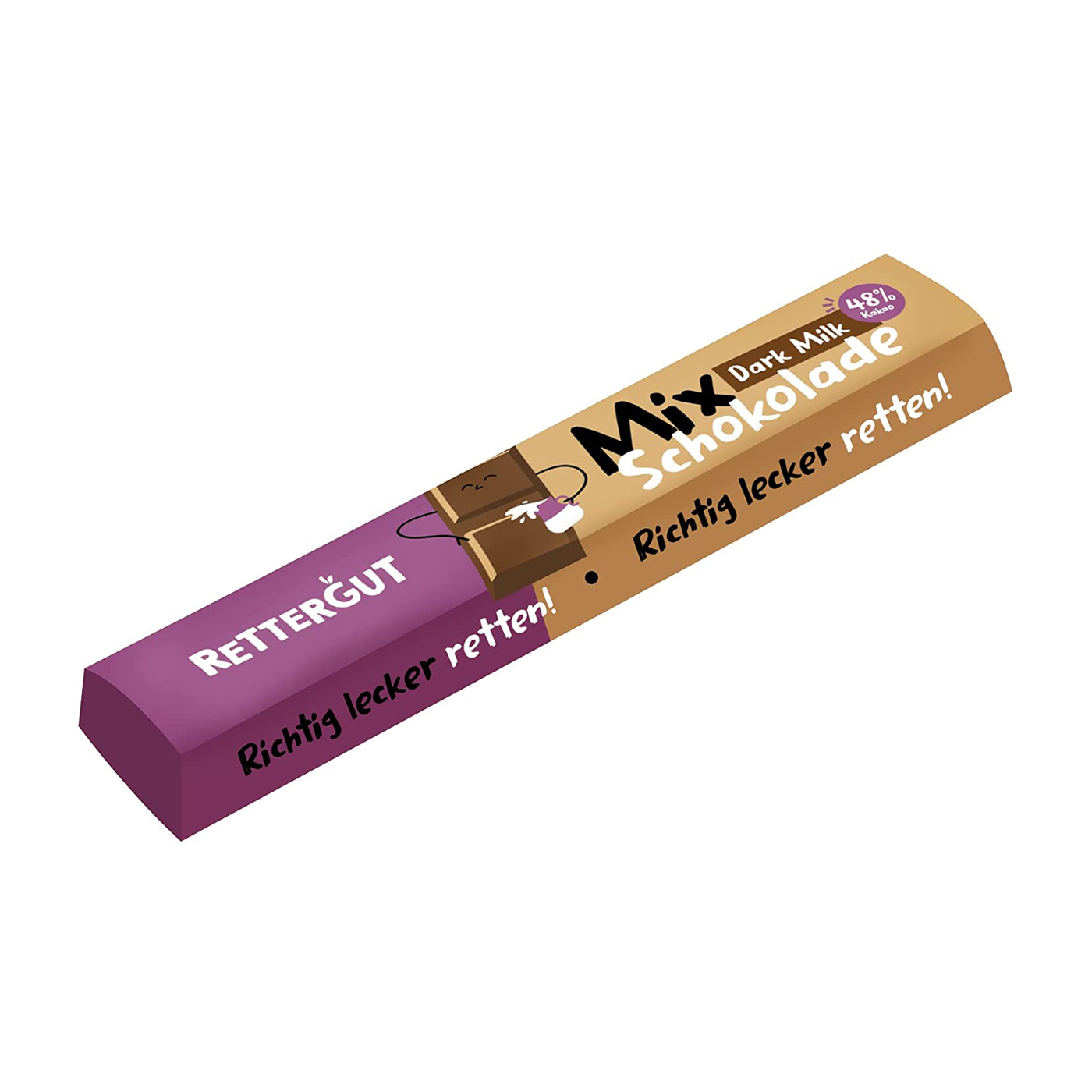 Rettergut Riegel Mixschokolade Dark Milk 35g
18 Stück pro Karton