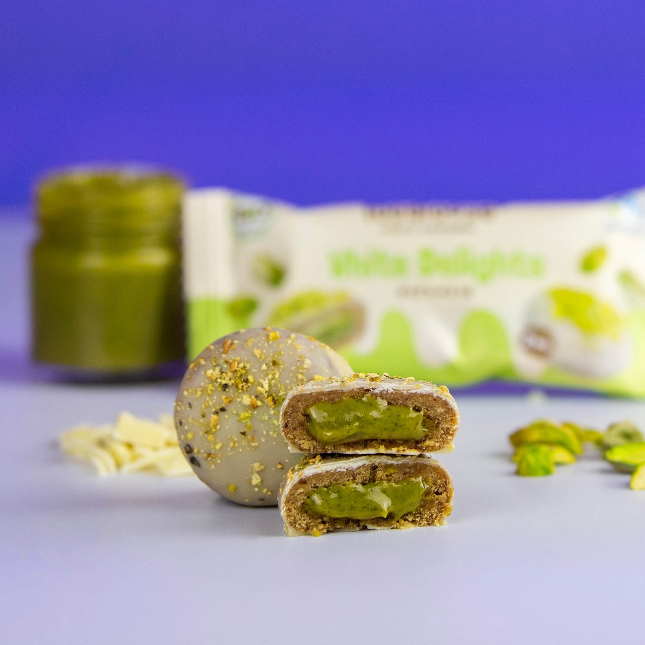 Foodloose Bio White Delights Pistazie
 40g - 12 Stück pro Karton
