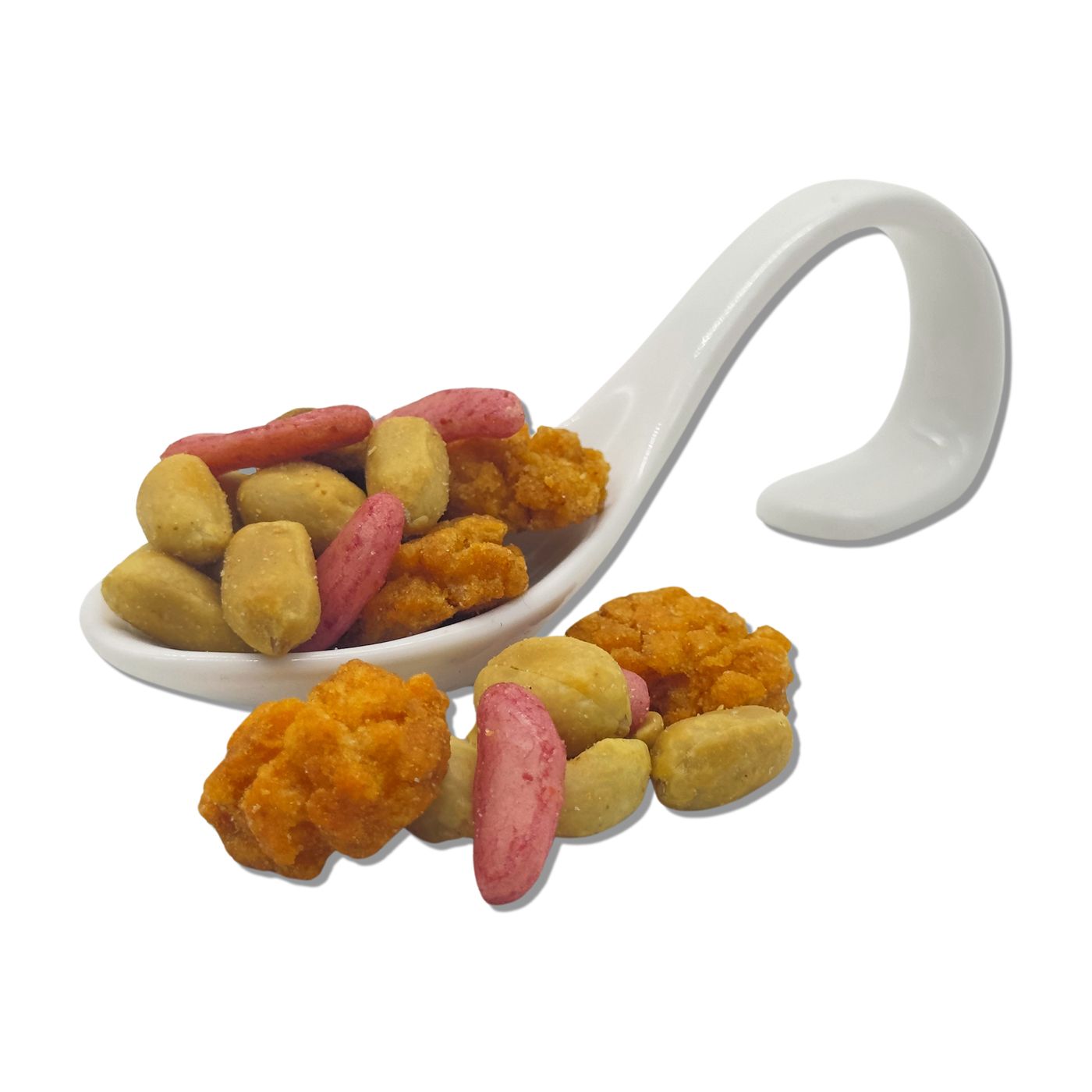 Spicy Mix 2,5kg
Nüsse & Cracker-Mischung
in der Papiertüte, genäht