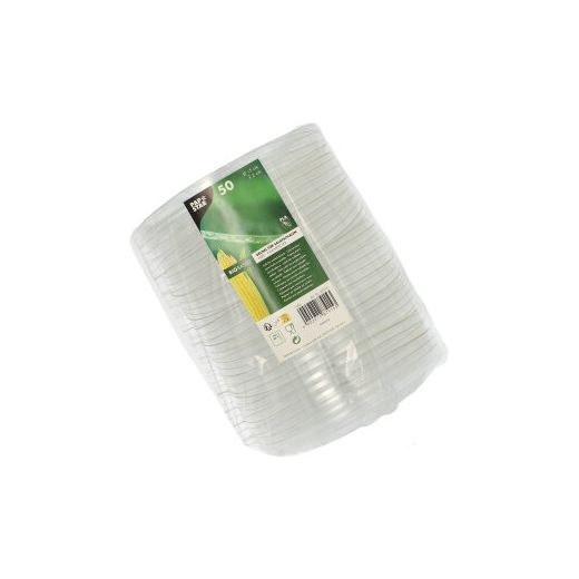 Deckel für Salatschalen PLA 'pure' rund Ø15cmx2cm
klar, aus nachwachsenden Rohstoffen, vollständig biologisch abbaubar
50 Stück pro Pack
