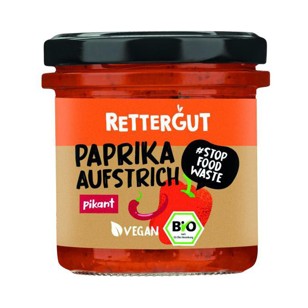 Bio Aufstrich Paprika pikant 135g
Rettergut
6 Stück pro Karton