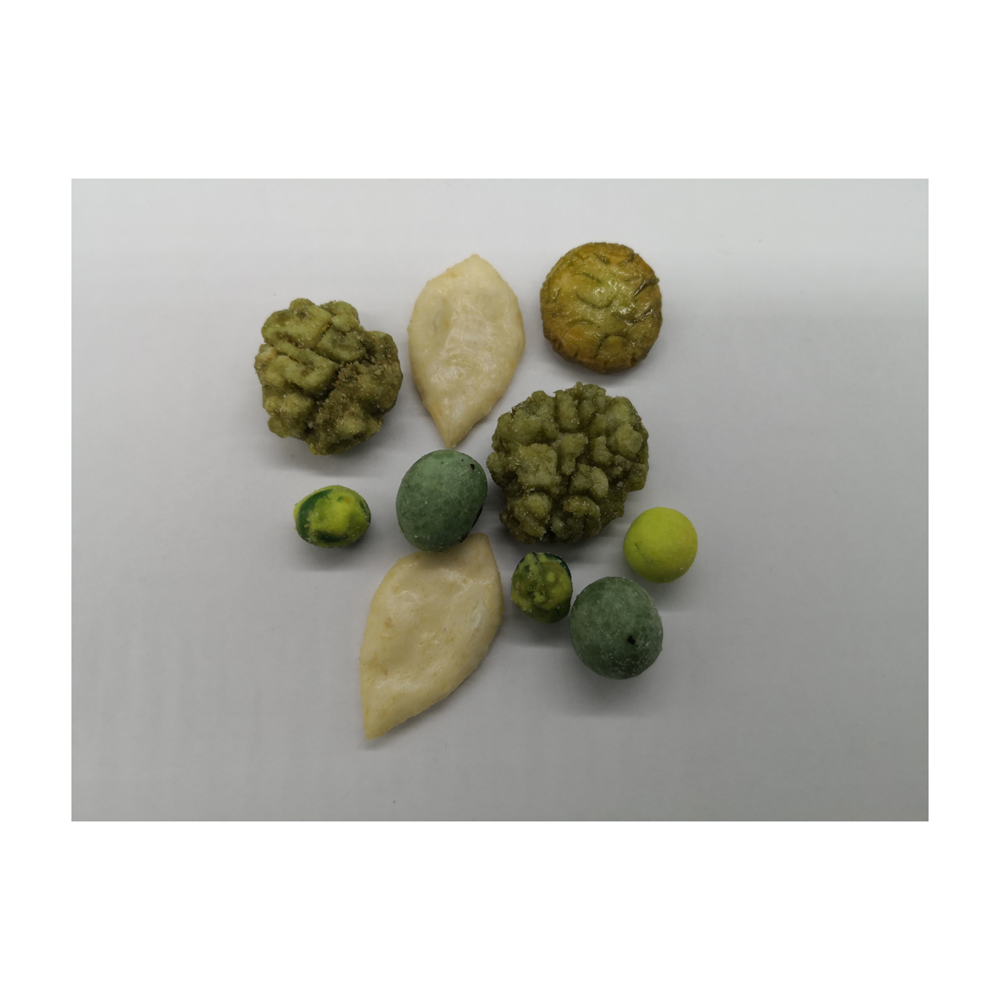Wasabi-MIX 
2kg Beutel
Wasabinuts, Reiscracker, Chilischoten