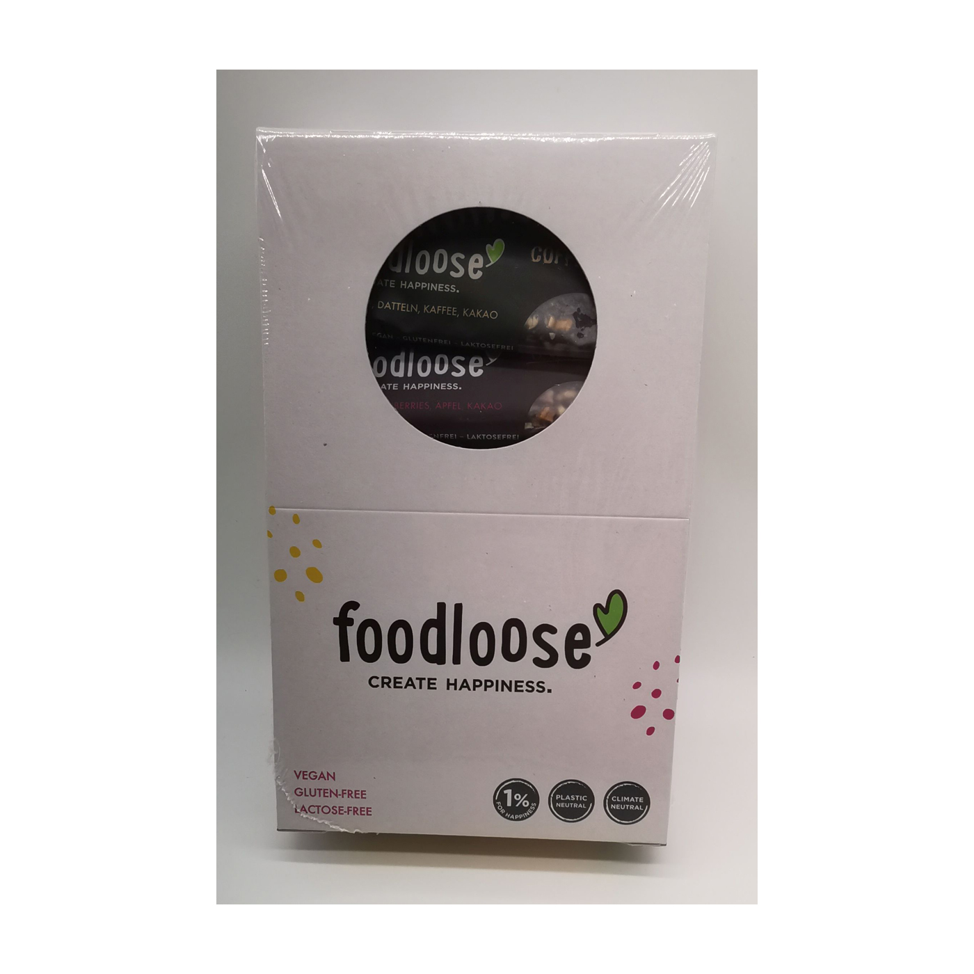 Foodloose Variety Pack Bio Nussriegel, vegan
24 Riegel  á 35g pro Karton